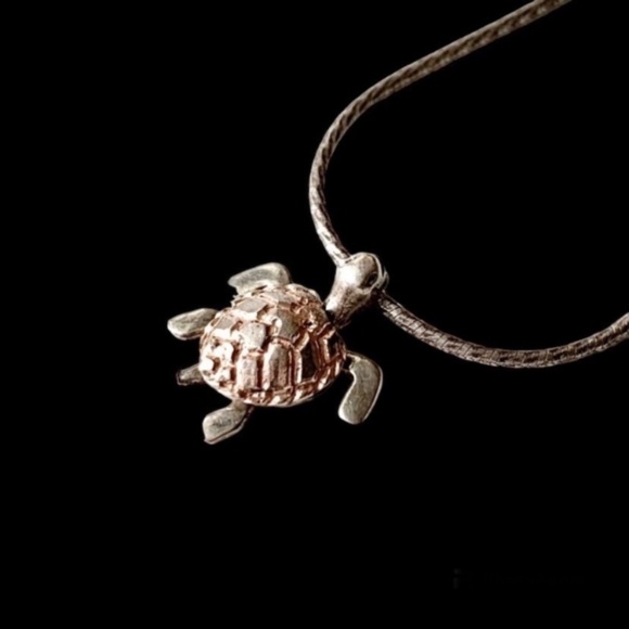 Necklace 925 Sterling Silver Sea Turtle - Picture 4 of 9